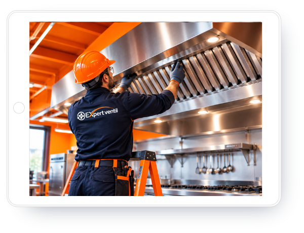installation hotte professionnelle expert ventil